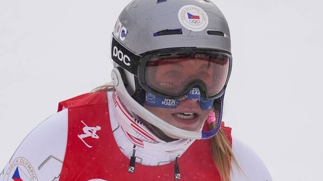 Česká lyžařka Ester Ledecká.