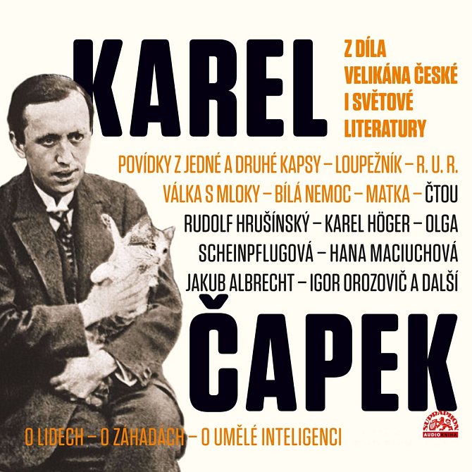 Karel Čapek: Velký komplet nahrávek z díla velikána české i světové literatury