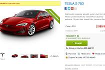 Prodej elektromobilů Tesla na e-shopu Alza.cz.
