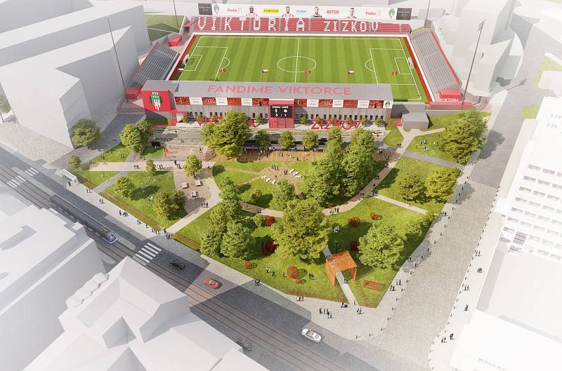 Projekt rekonstrukce stadionu Viktorie Žižkov