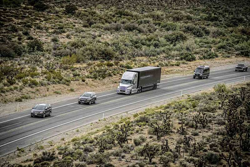 Freightliner Inspiration Truck.