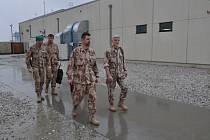 Čeští vojáci na základně Bagrám v Afghánistánu.