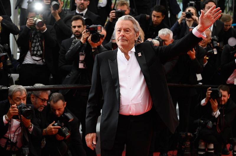 Alain Delon v Cannes