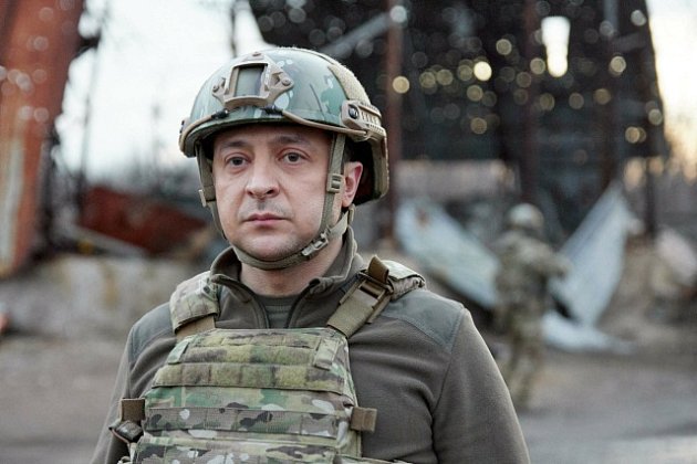 Ukrajinský prezident Volodymyr Zelenskyj.