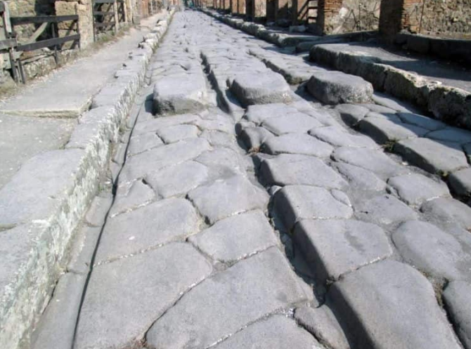 Silnice v Pompejích