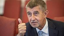 Premiér Andrej Babiš poskytl 16. června 2020 rozhovor Deníku