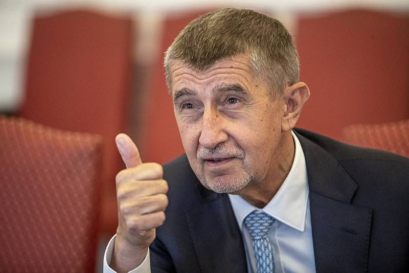 Premiér Andrej Babiš poskytl 16. června 2020 rozhovor Deníku