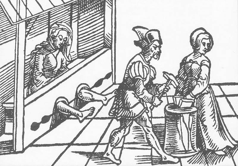 Mučení a popravy čarodějnic ve středověkých iluminacích