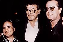 Danny DeVito, Miloš Forman a Jack Nicholson