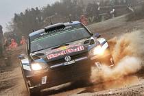 Sébastien Ogier na Katalánské rallye.