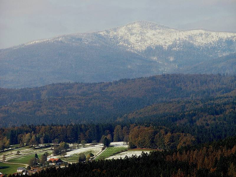 Pohled na Velký a Malý Roklan.