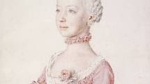 Marie Karolína jako dítě. Ze sourozenců měla nejbližší vztah s Marií Antoinettou.