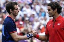 Andy Murray opanoval wimbledonské olympijské finále. Švýcara Federera zdolal ve třech setech.