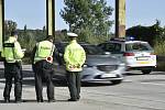 Slovenská policie kontroluje cestující na hraničním přechodu