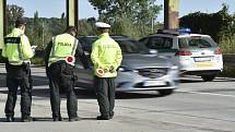 Slovenská policie kontroluje cestující na hraničním přechodu