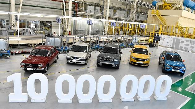 Dacia vyrobila již 10 milionů aut