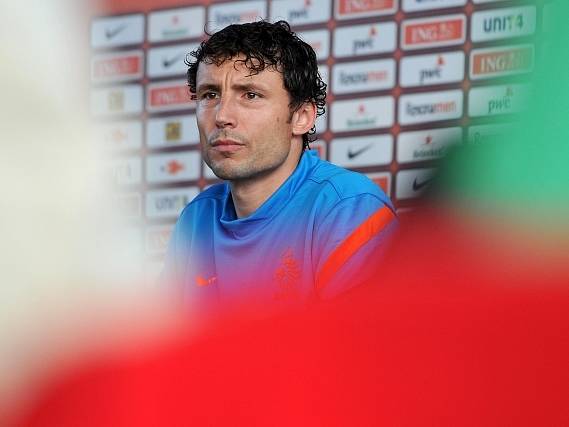 Mark van Bommel, kapitán nizozemské reprezentace.