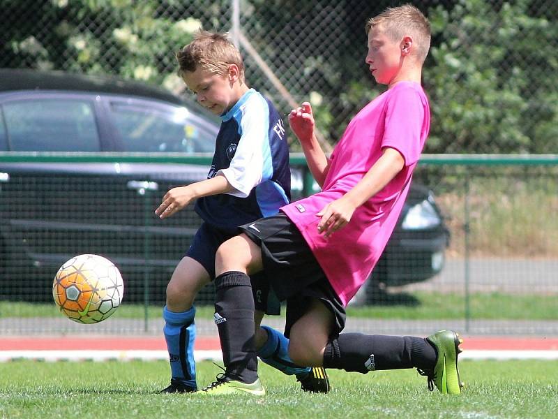 Odveta finále okresního přeboru mladších žáků, neděle 11. června 2017: FK Čáslav E - Sokol Družba Suchdol 5:4.