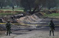 Při výbuchu a následném požáru palivového potrubí zemřelo v Mexiku 79 lidí