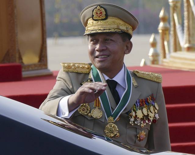 Vrchní velitel myanmarské armády Min Aung Hlaing