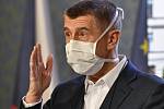 Premiér Andrej Babiš (na snímku z 30. března 2020)