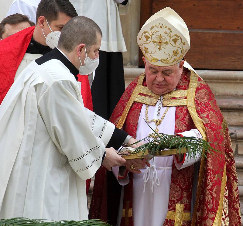 Požehnání kardinála Dominika Duky při příležitosti Květné neděle