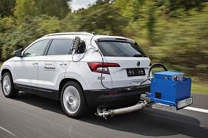 Měření emisí vozů v laboratoři i na silnici