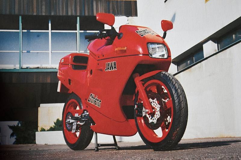 Motocykl Jawa Athéna z roku 1991