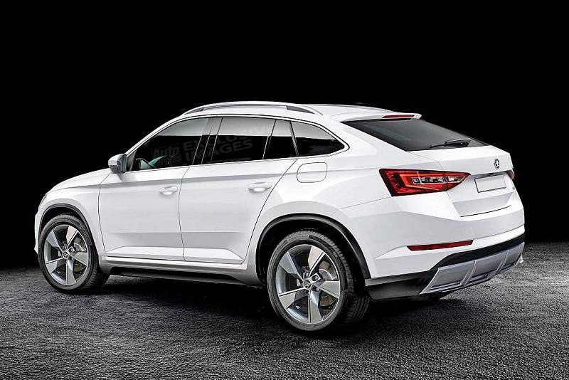 Škoda Kodiaq Coupé podle představ magazínu Auto Express.