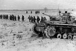 Německý tank Panzer III v prosinci 1942 v jižním Sovětském svazu, pravděpodobně v oblasti Stalingradu