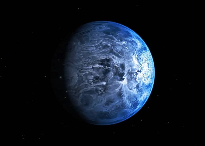 Exoplaneta HD 189733 b páchne jako zkažená vejce. Důvodem je výskyt sirovodíku v atmosféře.