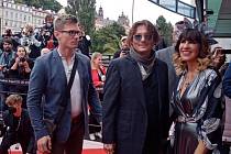 Johnny Depp na festivalu v Karlových Varech