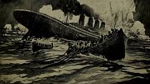Potápějící se Titanic, obraz Everetta Marshalla