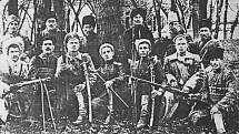 Ruský partyzánský oddíl koncem roku 1918