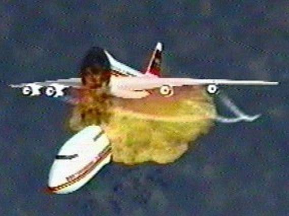 Při výbuchu letu 800 společnosti TWA v roce 1996 se letoun zřejmě ještě ve vzduchu rozlomil. Jak to přesně vypadalo, ukazuje animace CIA. Pozůstalí na zprávy o identifikaci těl čekali v hotelu Ramada Plaza. Bylo to poprvé, co se hotel proměnil v krizové c