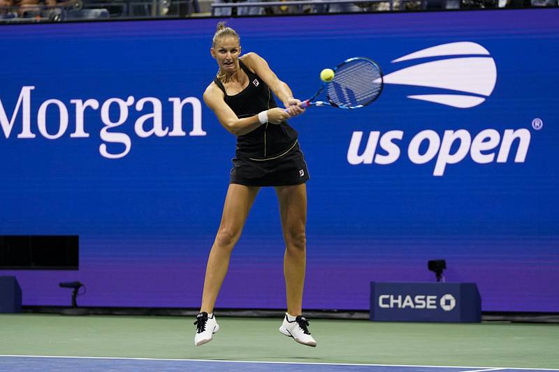 Česká tenistka Karolína Plíšková v New Yorku.