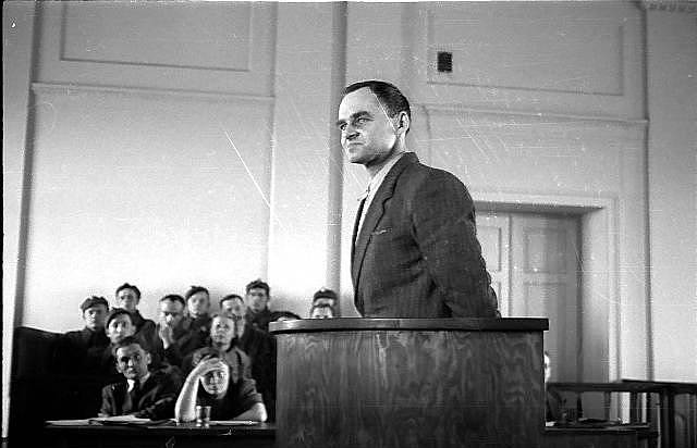 Politický proces s Witoldem Pileckým v roce 1948