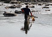 Do řeky Bečvy unikl kyanid. Uhynulo mnoho tun ryb.