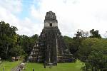 Mayský chrám Tikal v dnešní Guatemale