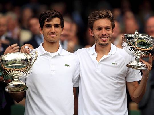 Herbert a Mahut, vítězové mužské čtyřhry ve Wimbledonu 2016
