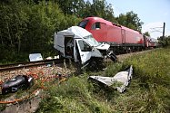 Železniční nehoda - ilustrační foto.