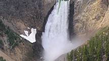 Národní park Yellowstone nabízí pohled na množství vodopádů