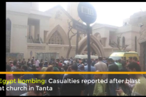 Výbuch u kostela v Káhiře na severu Egypta