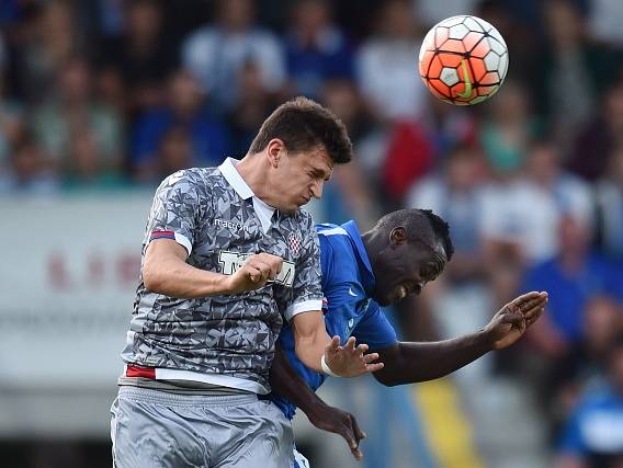 Liberec - Hajduk Split: Dzon Delarge a Maxym Biliy