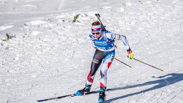 Česká šampionka Markéta Davidová se s Pokljukou rozloučila třináctým místem. Nevadilo jí to. Vždyť má zlato.