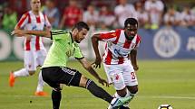 Crvena Zvezda Bělehrad – Spartak Trnava, první utkání třetího předkola Ligy mistrů (1:1).