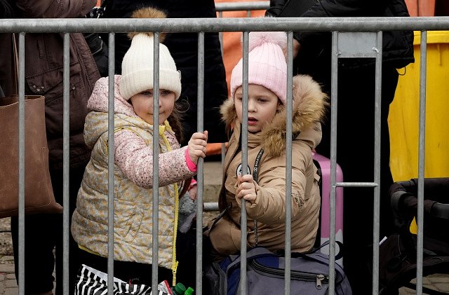 Mezi uprchlíky z Ukrajiny je velké množství dětí.
