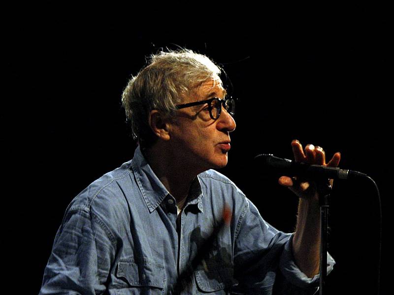 Americký filmový režisér Woody Allen.