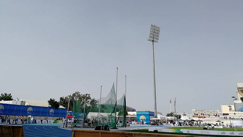Stadion, na kterém se koná v Dubaji mistrovství světa v para atletice.
