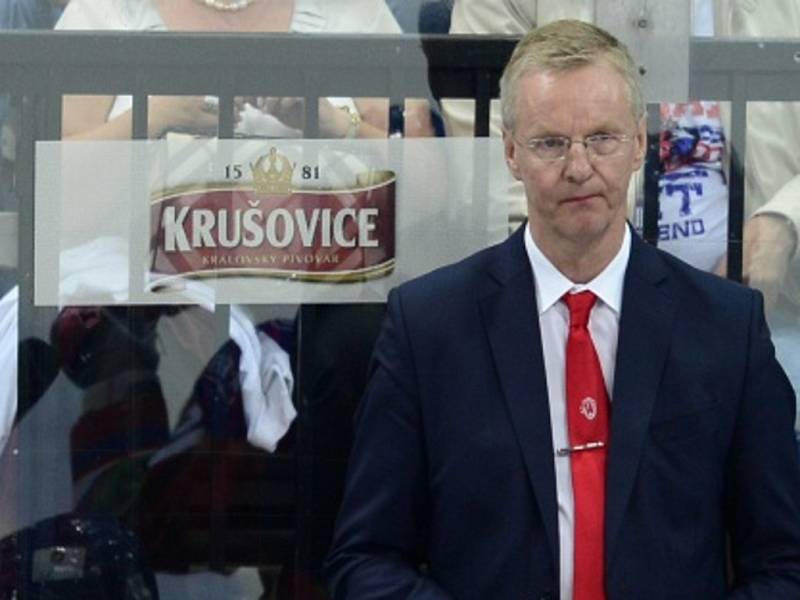 Trenér české hokejové reprezentace Kari Jalonen